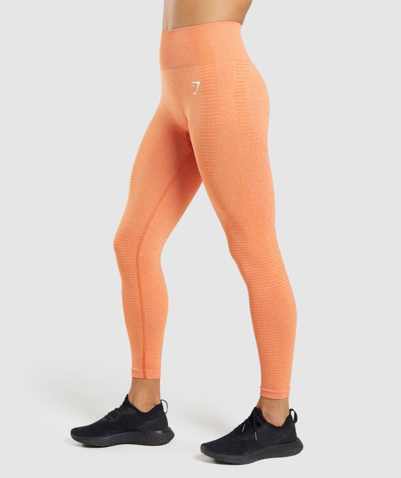 Legginsy Gymshark Vital Seamless 2.0 Damskie Pomarańczowe | PL 152BTP